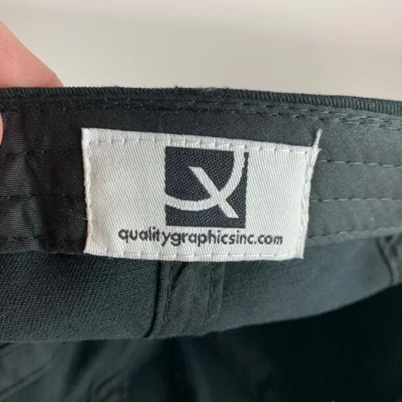 Harvard Crimson NCAA Black Quality Graphics Relaxed Fit Strapback Adjustable Hat - Picture 5 of 5